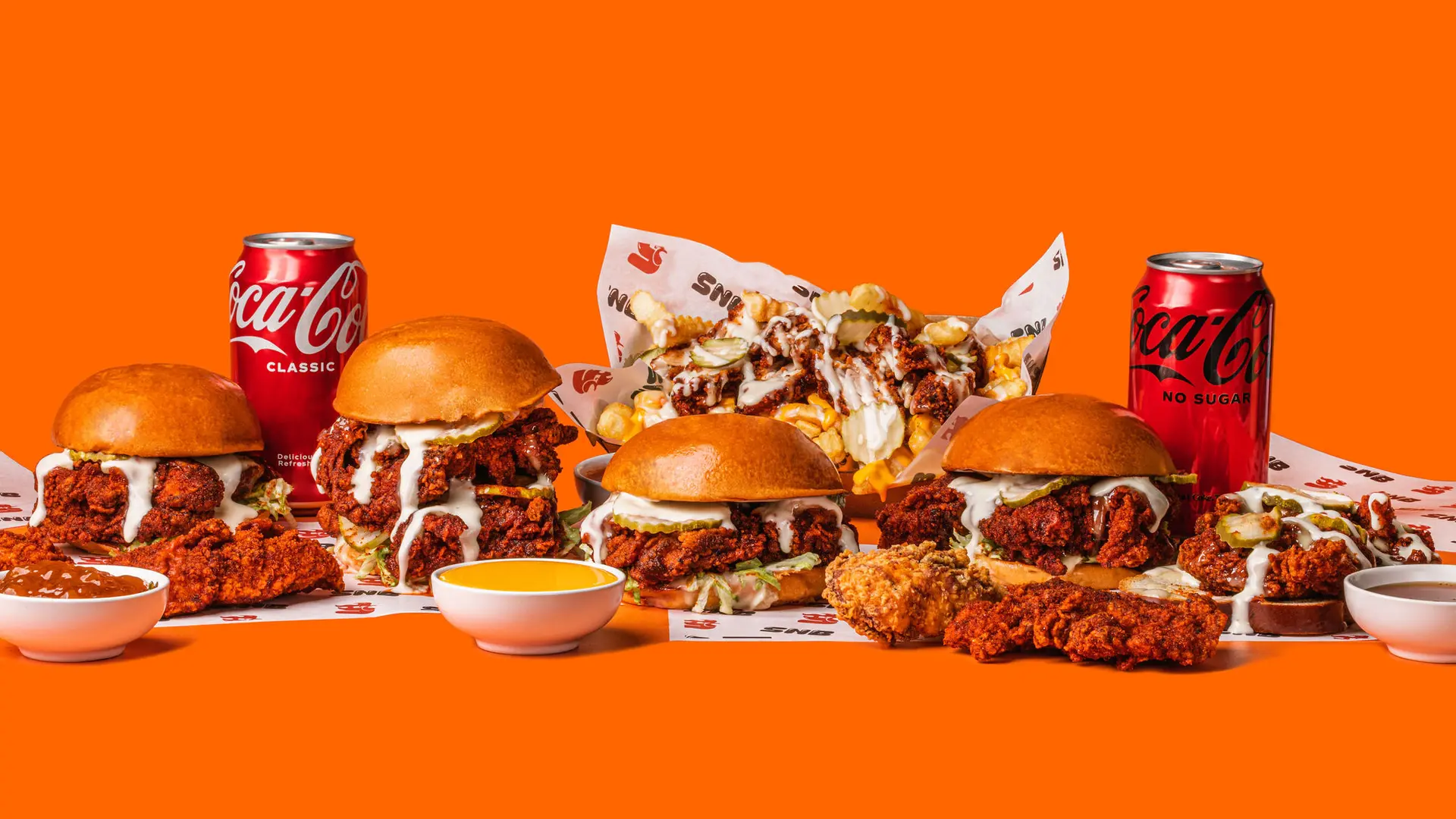 Super Nash Brothers — Sydney Nashville hot chicken and Southern fried chicken: tenders, chicken burgers and wings