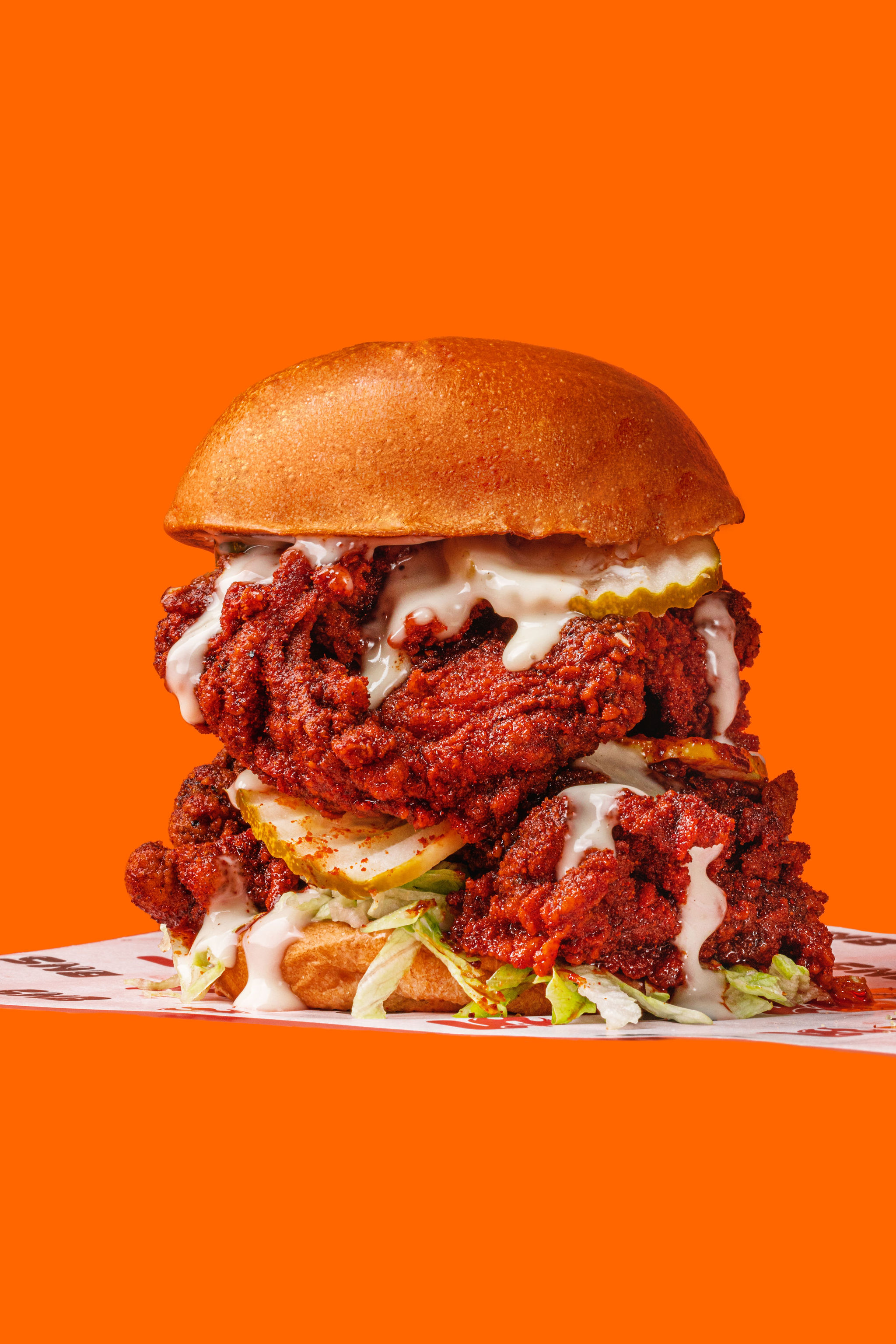 Double Nash Sando — Super Nash Brothers Nashville fried chicken, Sydney